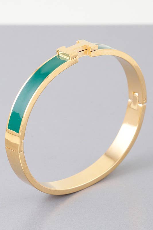 Bright H Cuff Bracelet BDBA327