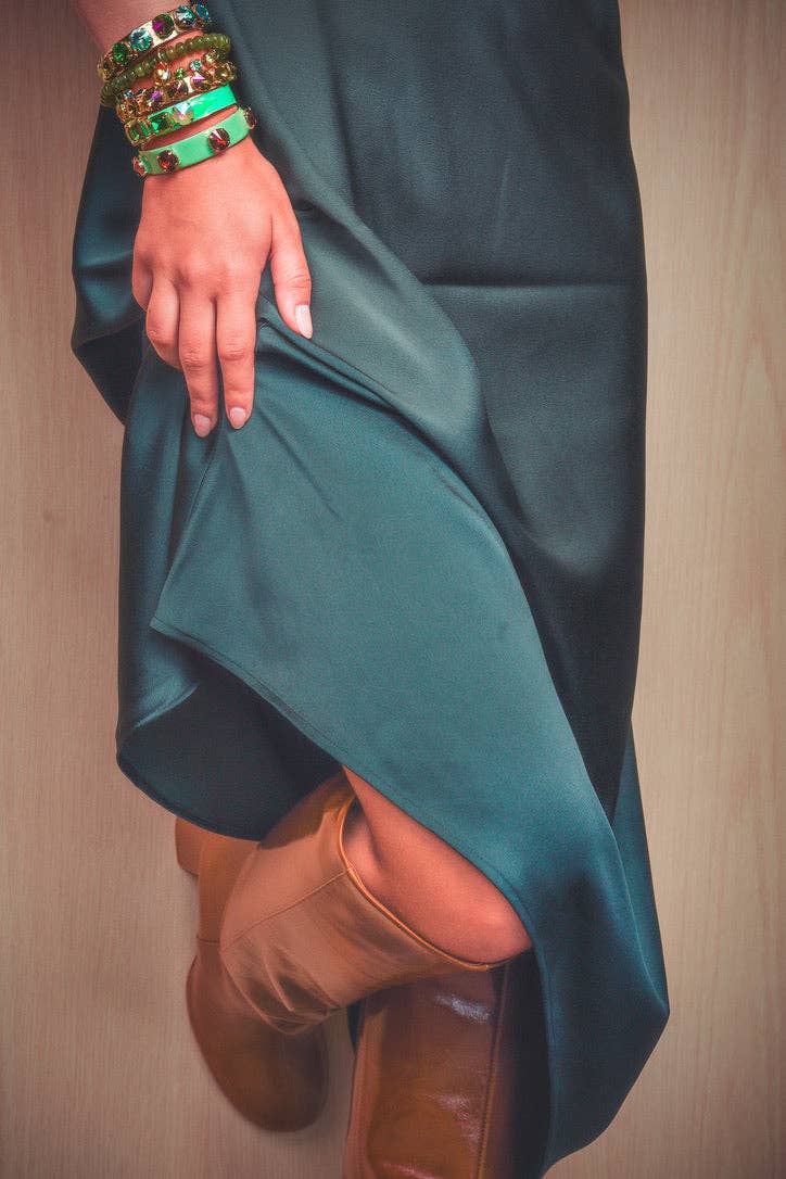 Keira Cuff in Green Mix