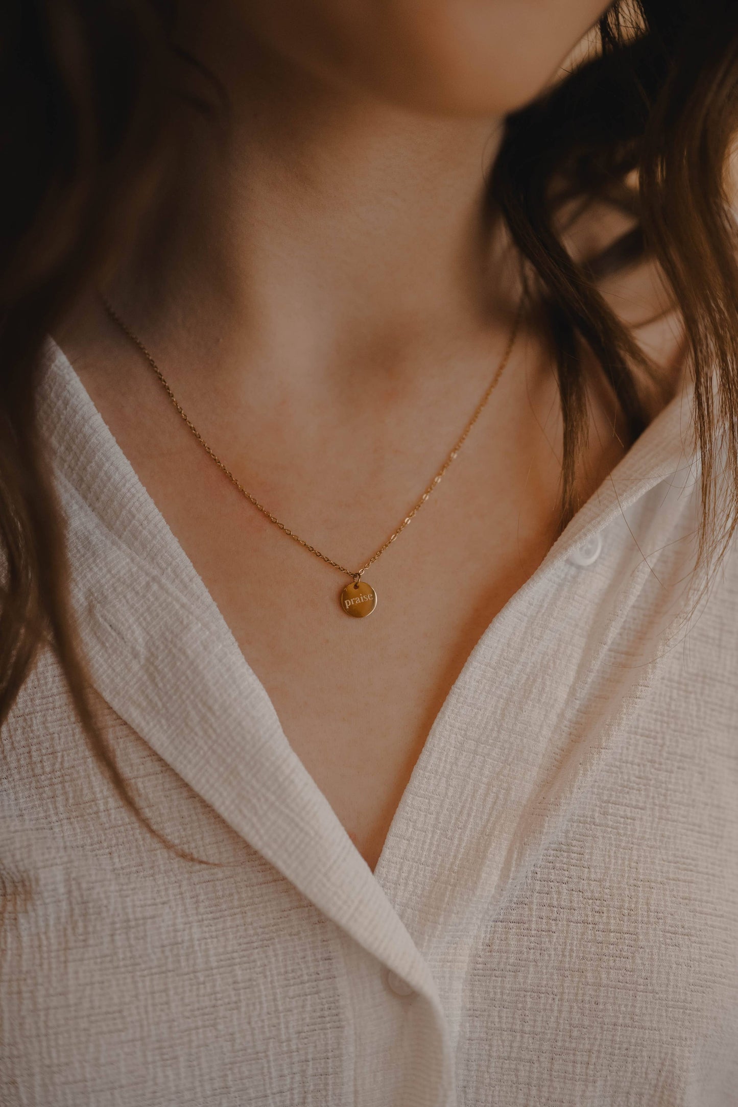 Praise Disc Necklace | Christian Jewelry