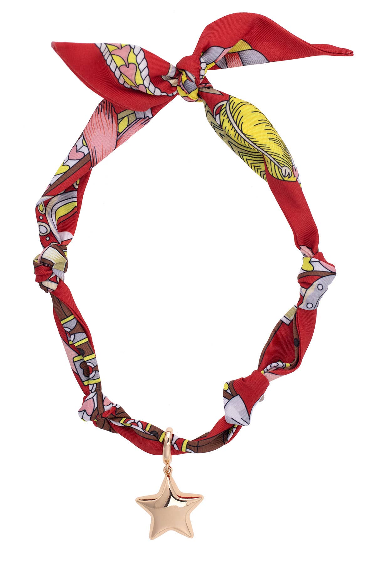 Bellatrix Puffy Star Scarf Necklace