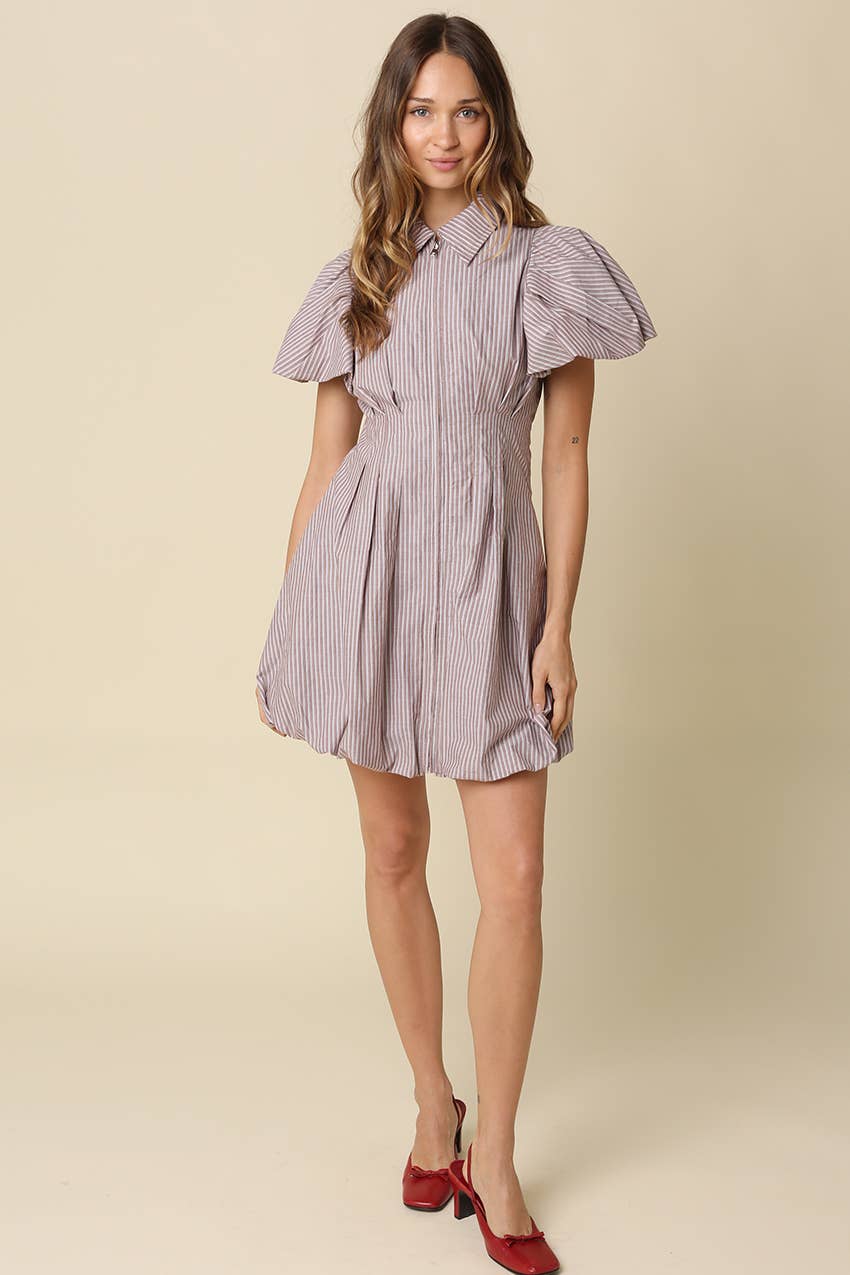 Rilly Stripe Bubble Dress