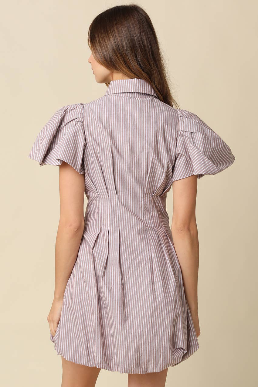 Rilly Stripe Bubble Dress