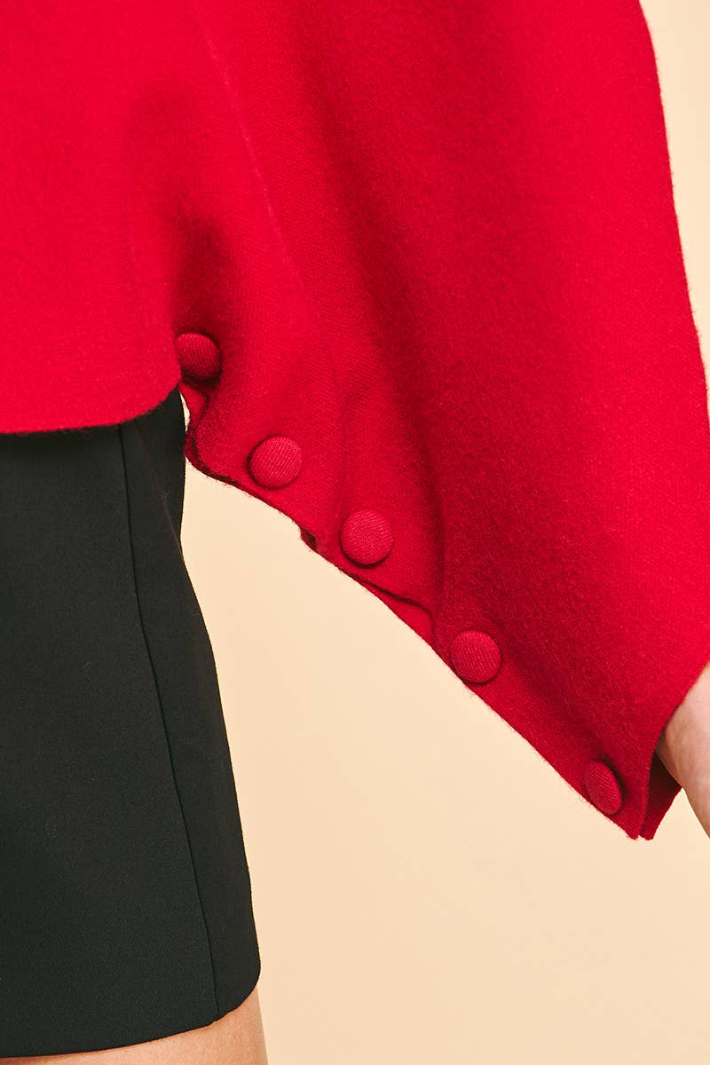 TURTLE NECK RAGLAN SLEEVE SWEATER - 5925W