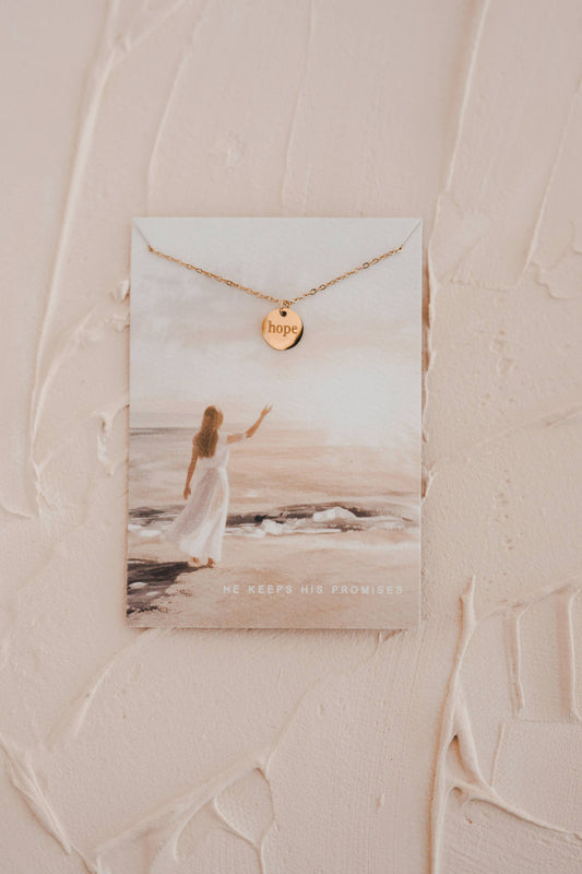 Hope Disc Necklace | Christian Jewelry