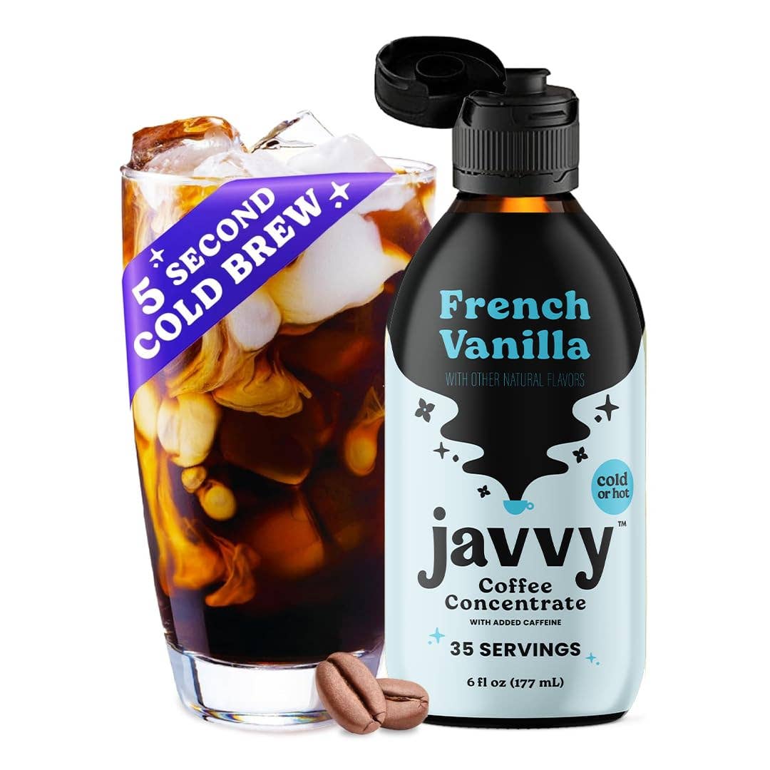 Javvy French Vanilla Cold Brew Coffee Concentrate