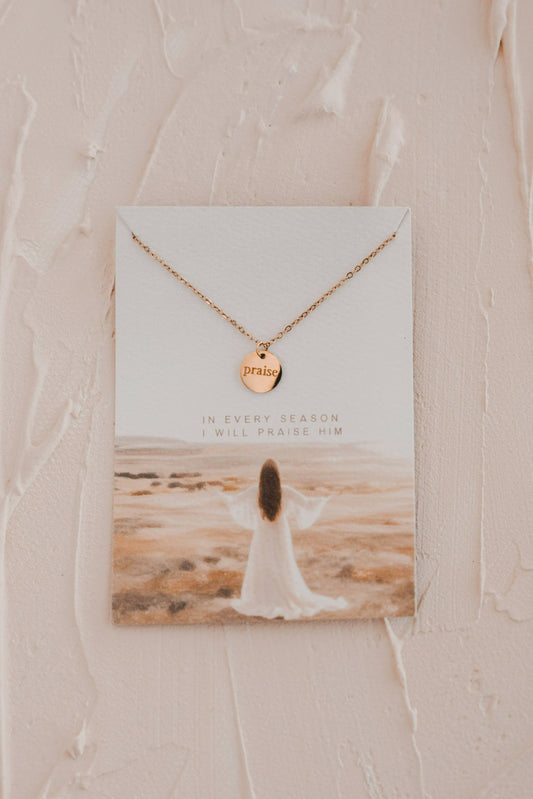 Praise Disc Necklace | Christian Jewelry