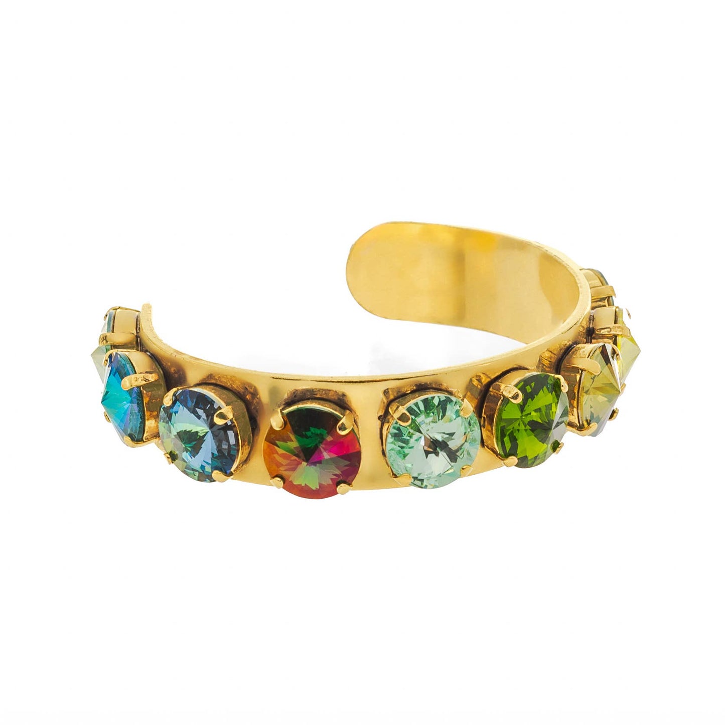 Keira Cuff in Green Mix