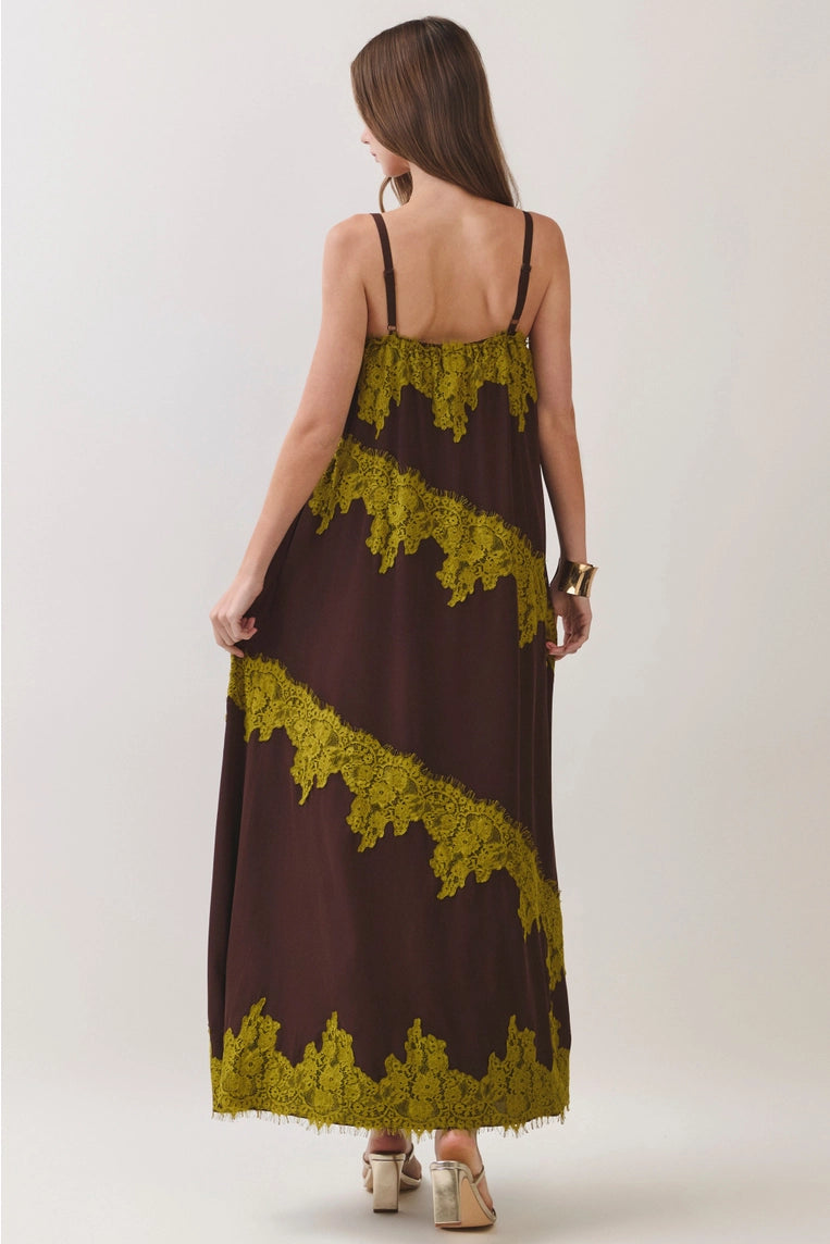 Contrast Lace Trim