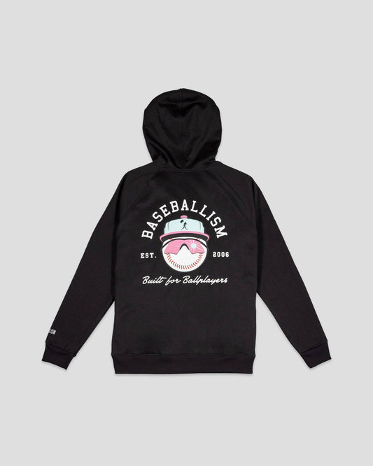 Happy Place Hoodie (Black) - Youth