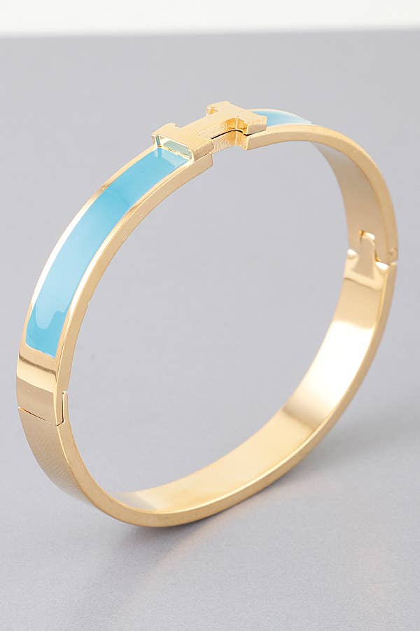 Bright H Cuff Bracelet BDBA327