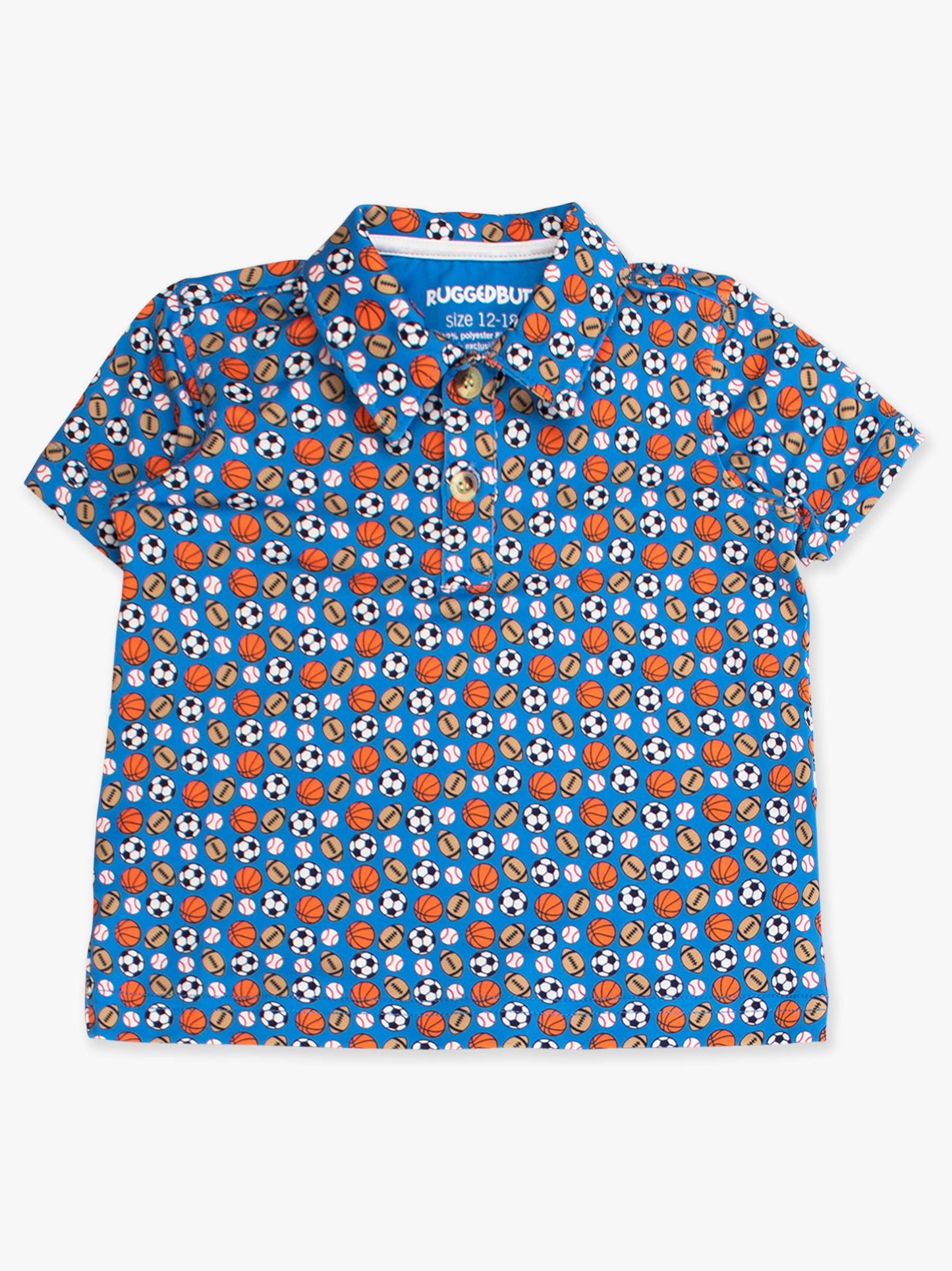 Boys All-Star Action Knit Short Sleeve Performance Polo