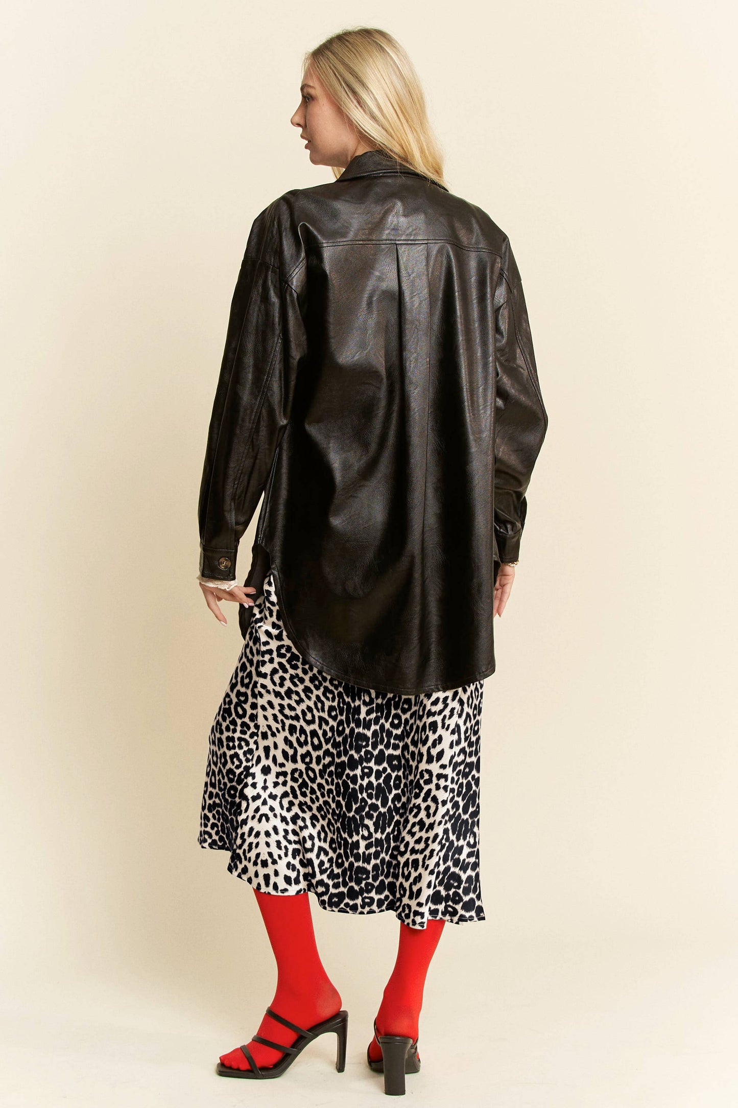 LEOPARD ANIMAL PRINT LONG LENGTH WAIST TIE  SKIRT