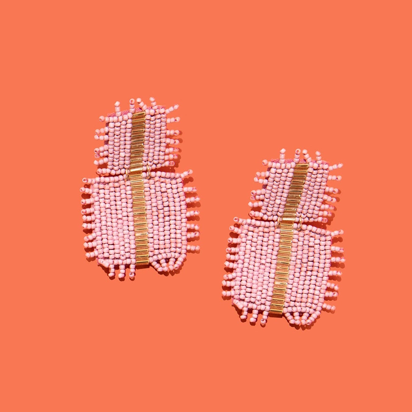 Pierce+Hide Custom Beaded Square Fringe Drops