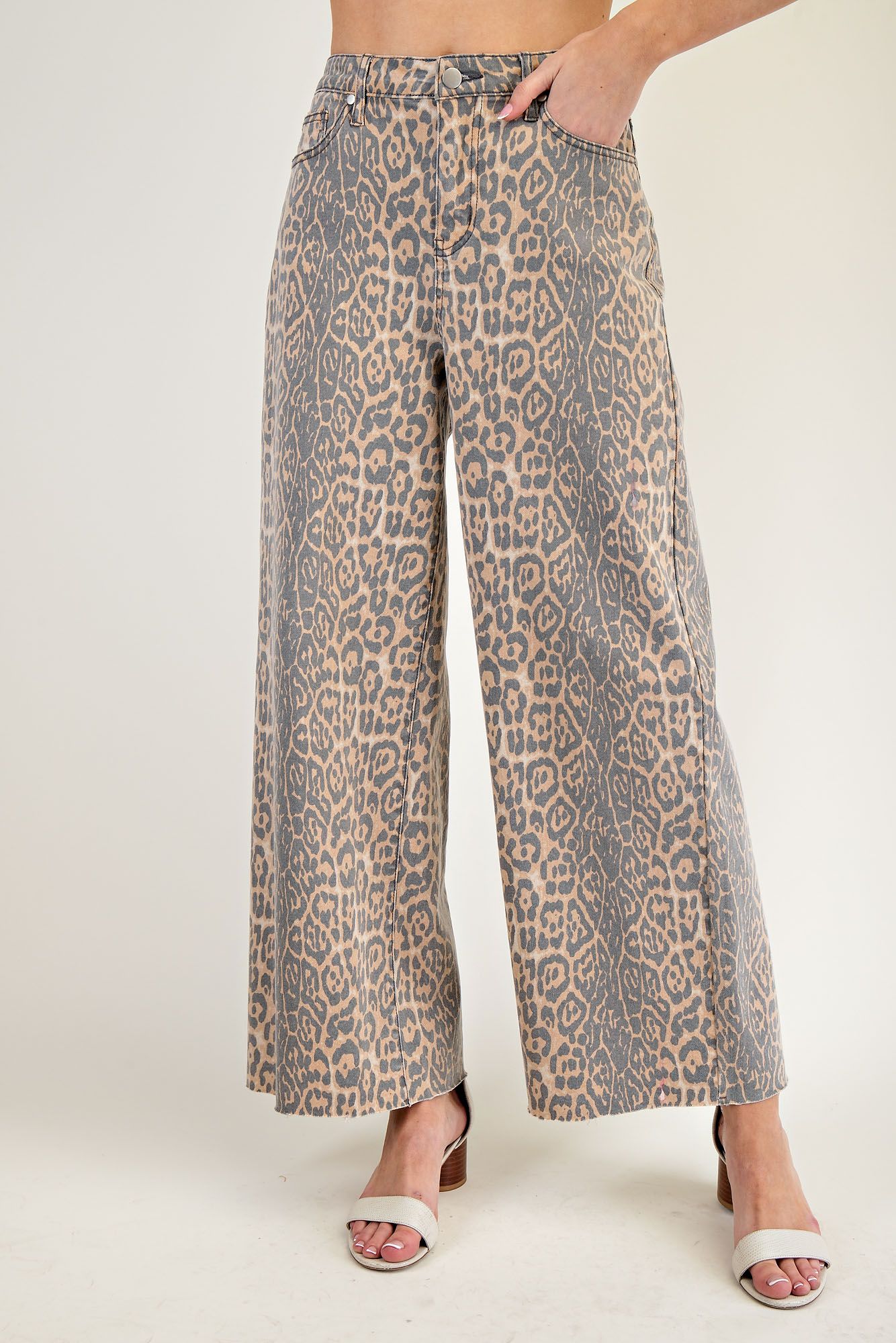 Liz Leopard Pants
