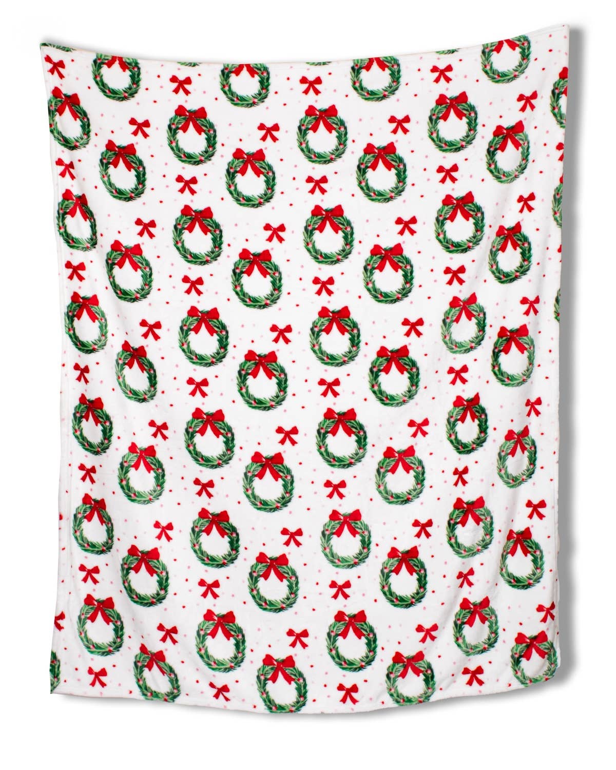 Clara Wreath Throw   Red/Green   50x60