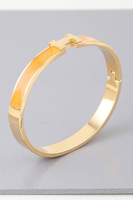 Bright H Cuff Bracelet BDBA327