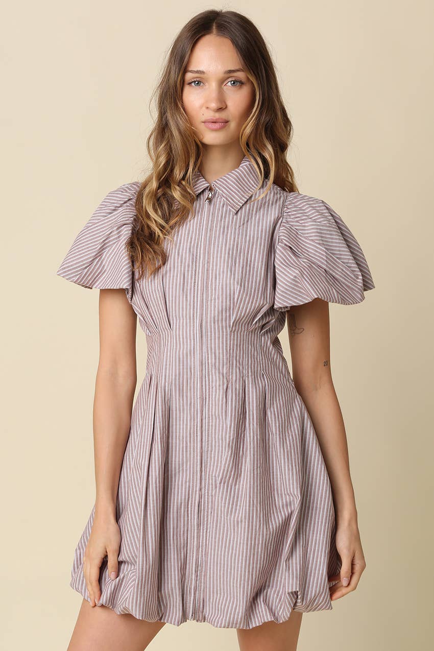Rilly Stripe Bubble Dress