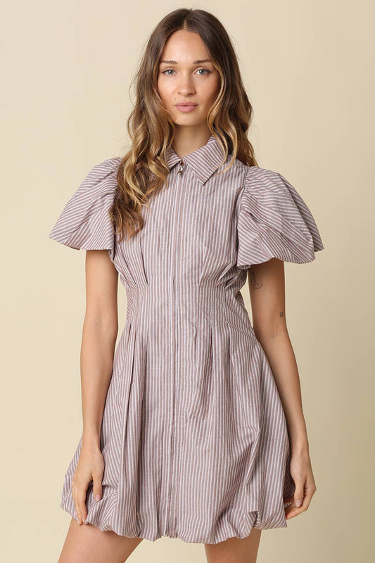 Rilly Stripe Bubble Dress