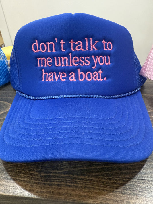 Dont talk to me unless